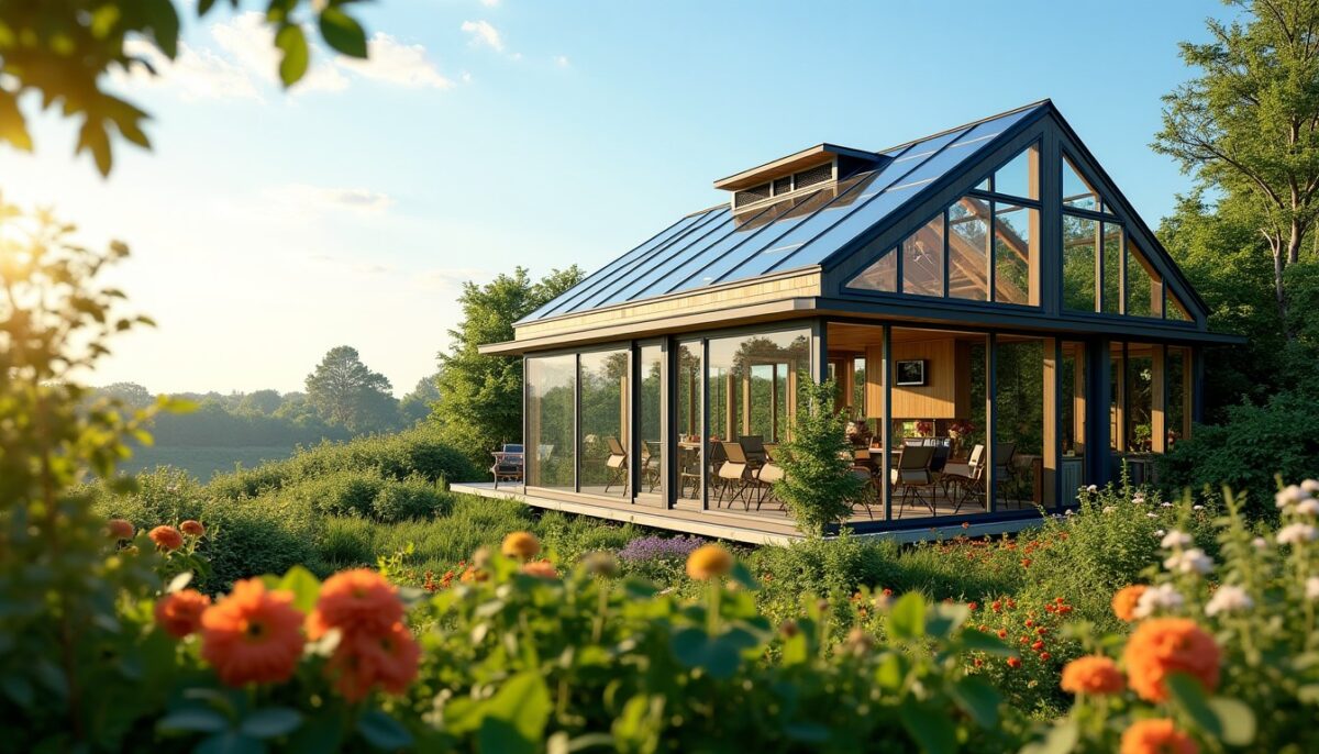 Maison serre bioclimatique : guide complet sur la conception, les bénéfices et le mode de fonctionnement Maison serre bioclimatique : guide complet sur la conception, les bénéfices et le mode de fonctionnement