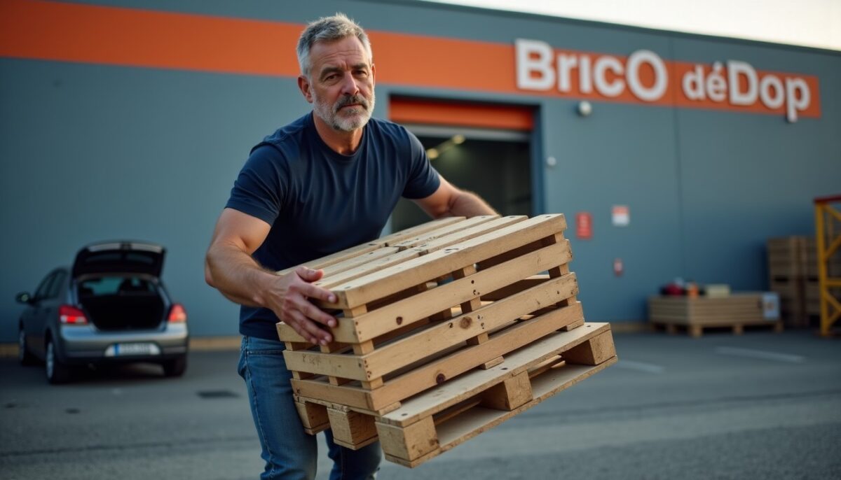 Comment récupérer gratuitement une palette en bois chez Brico Dépôt ?